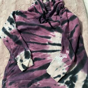 VS PINK Tie-Dye Hooded Sweatshirt